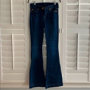 Women’s 7 For All Mankind flare dark washed jeans